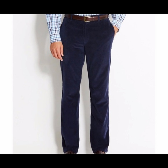 Vineyard Vines mens corduroy navy pants - Picture 1 of 6